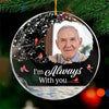 Custom Photo You Are My Best Memory - Family Personalized Custom Ornament - Acrylic Round Shaped - Christmas Gift, Sympathy Gift For Family Members
