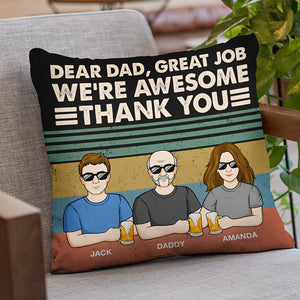 You Will Always Be My Number One Man - Family Personalized Custom Pillow - Birthday Gift For Dad