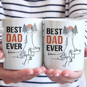 You Are The Best Papa Ever - Family Personalized Custom Mug - Father's Day, Birthday Gift For Dad, Grandpa
