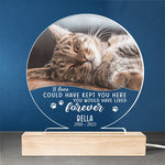Custom Cat Memorial Gifts for Pet Lovers - Personalized 3D LED Light