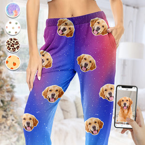Custom Photo Cherish The Pawfect Moments - Dog & Cat Personalized Custom Face Photo Pajama Pants - New Arrival, Christmas Gift For Pet Owners, Pet Lovers