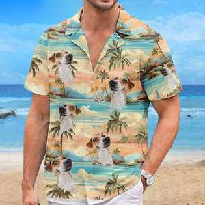 Custom Photo Endless Summer Endless Memories - Dog & Cat Personalized Custom Unisex Tropical Hawaiian Aloha Shirt - Summer Vacation Gift, Gift For Pet Owners, Pet Lovers
