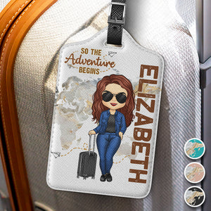 Traveling Is My Passion My Escape My Joy - Travel Personalized Custom Luggage Tag - Holiday Vacation Gift, Gift For Adventure Travel Lovers