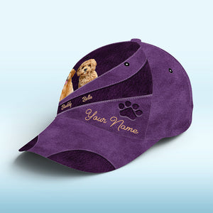 Custom Photo Dogs Never Bite Me Just Humans - Dog & Cat Personalized Custom Hat, All Over Print Classic Cap - Gift For Pet Owners, Pet Lovers
