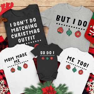 The Joy Of Christmas Is Family - Personalized Custom Matching Family T-shirt, Baby Onesie - Christmas Gift For Family Members