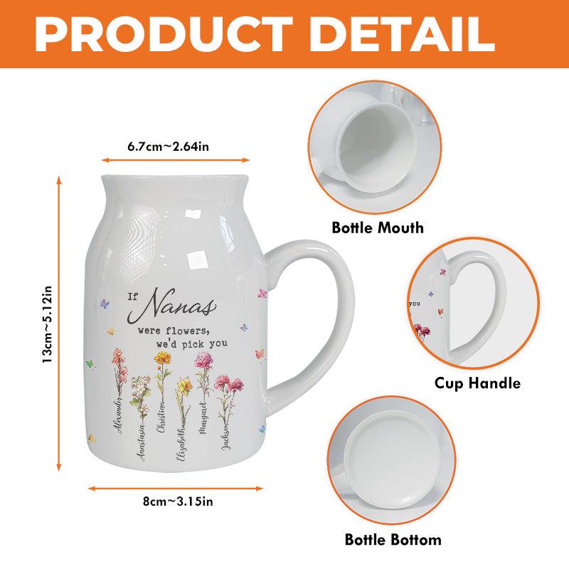 Les grands-mères sont un cadeau à ne pas prendre à la légère - Vase à fleurs personnalisé pour la décoration intérieure de la famille - Cadeau de pendaison de crémaillère pour maman et grand-mère