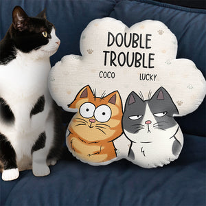 We Rule The House - Cat Personalized Custom Shaped Pillow - Gift For Pet Owners, Pet Lovers