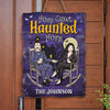 Home Sweet Haunted Home - Couple Personalized Custom Shaped Home Decor Wood Sign - Halloween Gift For Husband Wife