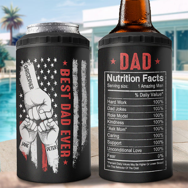 This Guy Is One Awesome Dad - Family Personalized Custom 4 In 1 Can Co -  Pawfect House ™