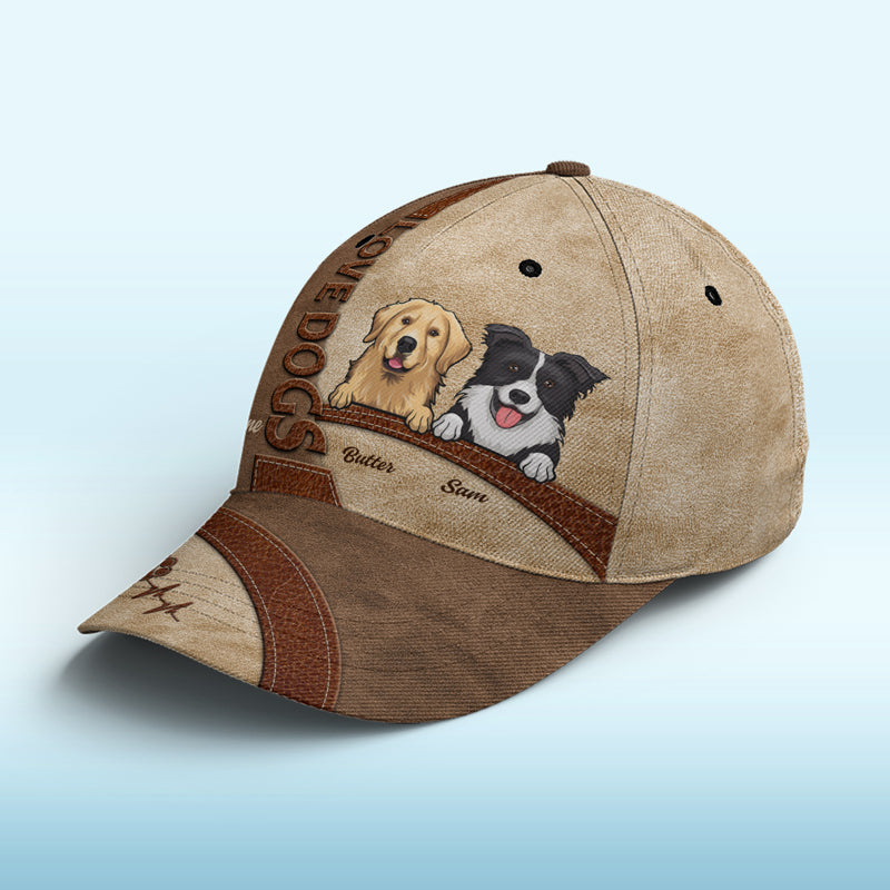 Happiness Is A Warm Puppy Gray - Dog Personalized Custom Hat, All Over Print Classic Cap - New Arrival, Gift For Pet Owners, Pet Lovers
