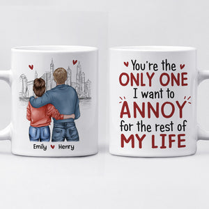 I Met You I Liked You I Love You - Couple Personalized Custom Mug - Gift For Husband Wife, Anniversary