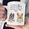 Thanks For The Belly Rubs - Dog Personalized Custom Mug - Gift For Pet Owners, Pet Lovers