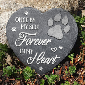 You Are Forever In My Heart - Dog & Cat Memorial Stone - Sympathy Gift For Pet Lovers, Pet Owners