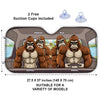 The Road Calls & We Answer - Family Personalized Custom Auto Windshield Sunshade, Car Window Protector - Gift For Family Members