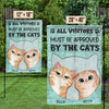 The Cats Rule This Area - Cat Personalized Custom Flag - Gift For Pet Lovers, Pet Owners