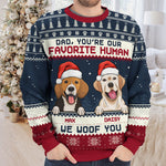 Custom Name Christmas Dog Gifts for Mom - Personalized Sweatshirt