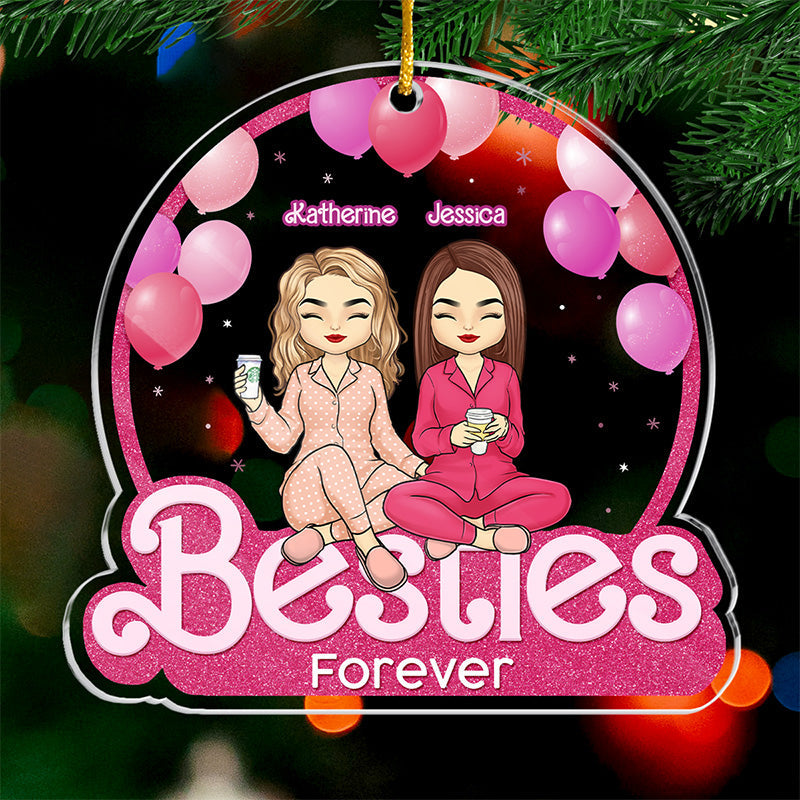 Thanks For Everything - Bestie Personalized Custom Ornament - Acrylic Custom Shaped - Christmas Gift For Best Friends, BFF, Sisters