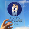 The Beginning Of Forever - Couple Personalized Custom Rectangle Shaped Acrylic Plaque - Gift For Husband Wife, Anniversary