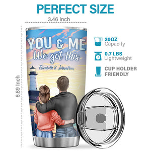You're The Only One I Want To Annoy - Couple Personalized Custom Tumbler - Gift For Husband Wife, Anniversary