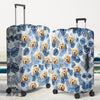 Custom Photo Love Is A Four-Legged Word - Dog & Cat Personalized Custom Luggage Cover - Holiday Vacation Gift, Gift For Adventure Travel Lovers, Pet Owners, Pet Lovers