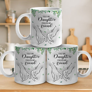 Happiness Is Seeing Your Mother Smile - Family Personalized Custom 3D Inflated Effect Printed Mug - Gift For Mom, Daughter