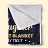 To My Lovely Granddaughter - Family Personalized Custom Blanket - Birthday Gift From Mom, Grandma