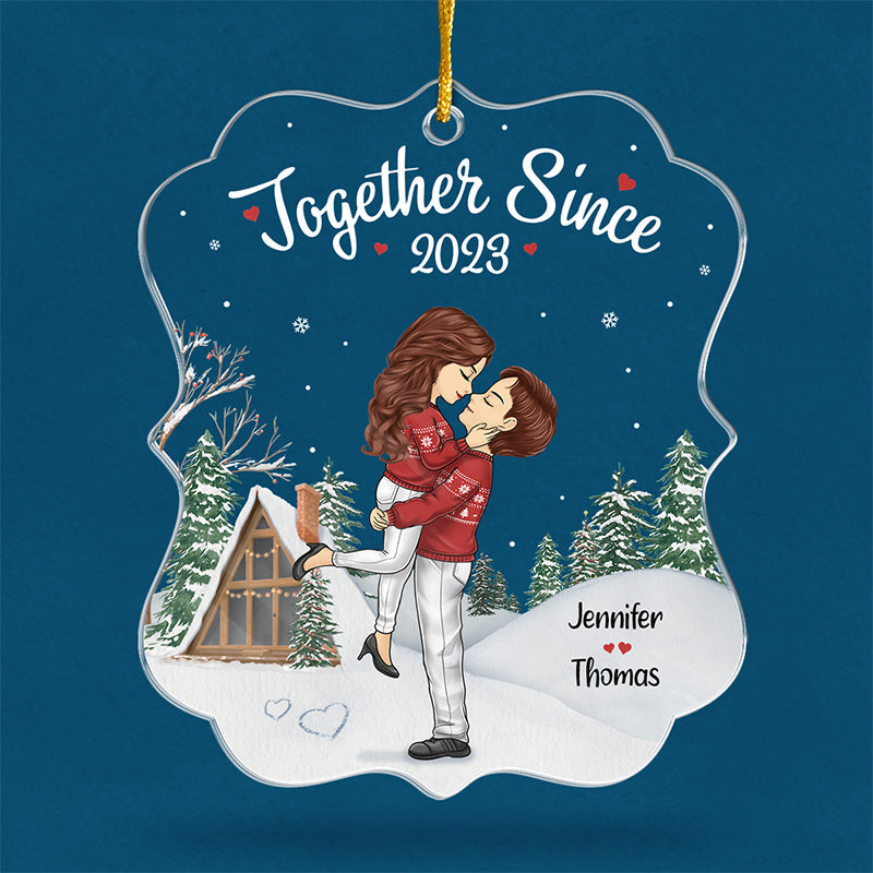 You Are My Sweetheart - Couple Personalized Custom Ornament - Acrylic Custom Shaped - Christmas Gift For Husband Wife, Anniversary