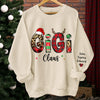 Keep Calm And Love Gigi - Family Personalized Custom Unisex Sweatshirt With Design On Sleeve - Christmas Gift For Mom, Grandma