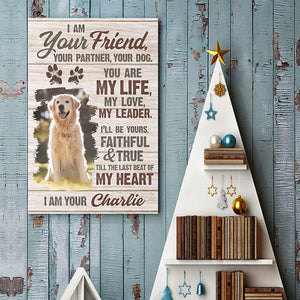 Custom Photo Till The Last Beat Of My Heart - Dog Personalized Custom Vertical Poster - Gift For Pet Owners, Pet Lovers