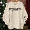 Somebody's Problem - Couple Personalized Custom Couple Sweatshirt With Design On Sleeve - Gift For Husband Wife, Anniversary