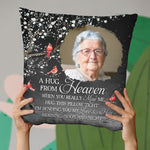 Custom Photo Memorial Heaven Decor - Personalized Pillow