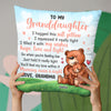 To My Grandchildren, You Will Feel My Love - Family Personalized Custom Pillow - Gift For Family Members