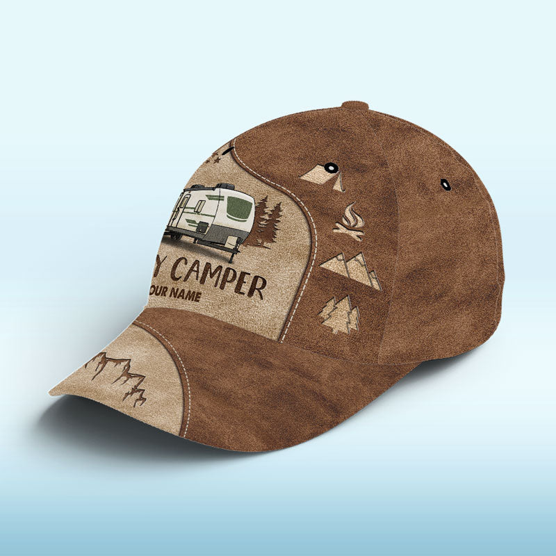 Camp Hair Don't Care - Camping Personalized Custom Hat, All Over Print Classic Cap - Gift For Camping Lovers
