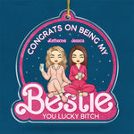 Custom Name Funny Bestie Gifts - Personalized Ornament