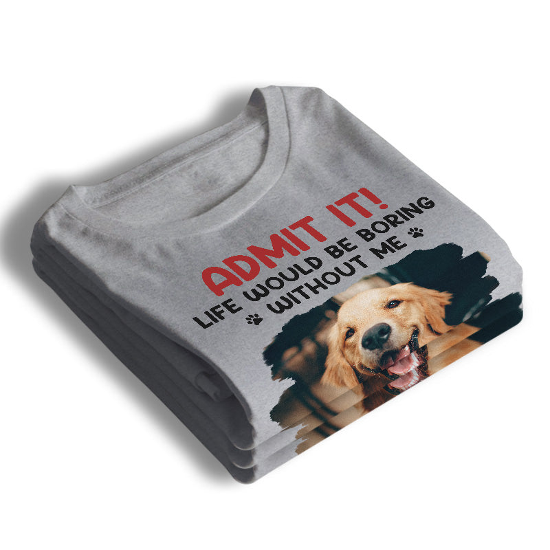  Pet Me Dog Shirt with Hoodie - Dog Owner Gift Ideas