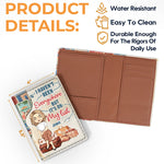 Just A Girl Who Loves Traveling - Personalized Passport Cover, Passport Holder - Gift For Bestie