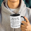 Dad, Happy Father's Day! - Family Personalized Custom Accent Mug - Father's Day, Birthday Gift For Dad