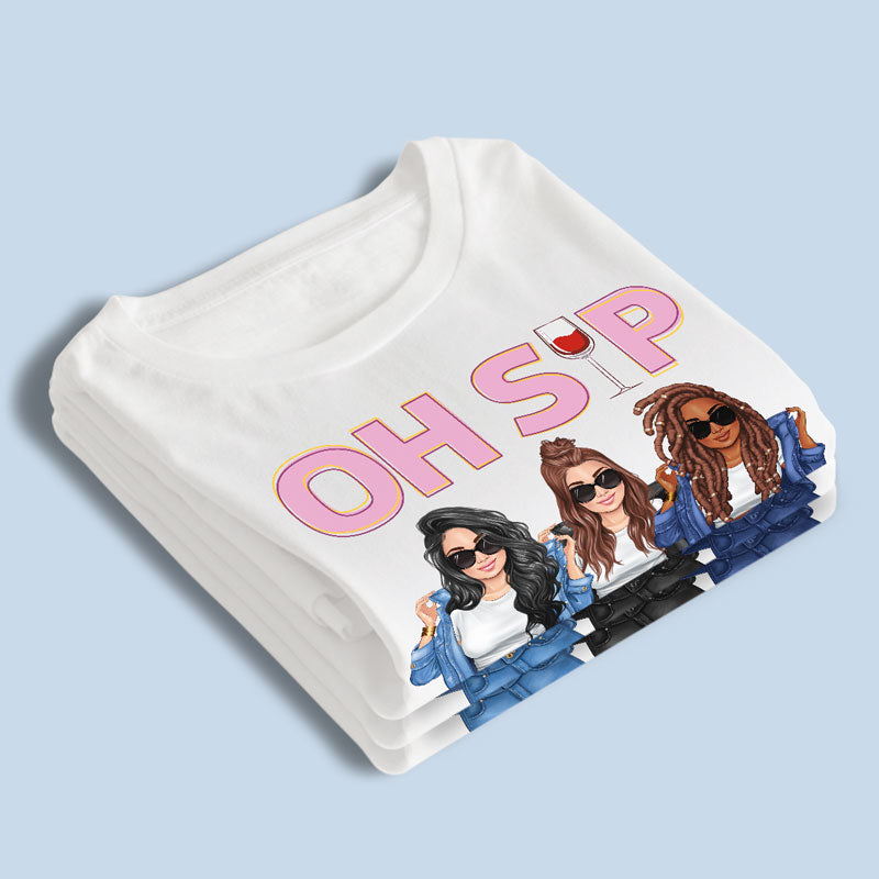 It's A Girls Trip - Bestie Personalized Custom Unisex T-shirt - Summer Vacation, Gift For Bestie, BFF, Sisters