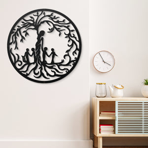 The Love Of Mother - Family Personalized Custom Home Decor Cut Metal Sign, Metal Wall Art - Gift For Family Members