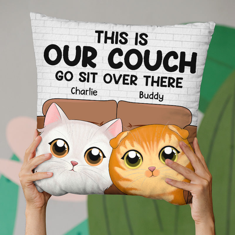 Let's Sit And Relax - Cat Personalized Custom Pillow - Gift For Pet Owners, Pet Lovers