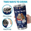 Thank You My Unbiological Sister - Bestie Personalized Custom Tumbler - Gift For Best Friends, BFF, Sisters