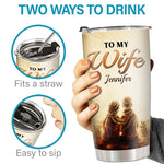Custom Name Romantic Gifts for Wife - Personalized Tumbler