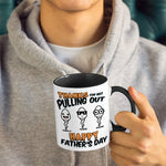 Thank You Dad For Everything - Family Personalized Custom Accent Mug - Father's Day, Birthday Gift For Dad