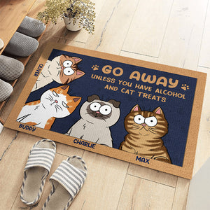 Cats Rule The World - Cat Personalized Custom Home Decor Decorative Mat - House Warming Gift, Gift For Pet Owners, Pet Lovers