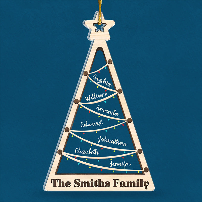 Time To Celebrate - Family Personalized Custom Ornament - Acrylic Custom Shaped - Christmas Gift For Family Members