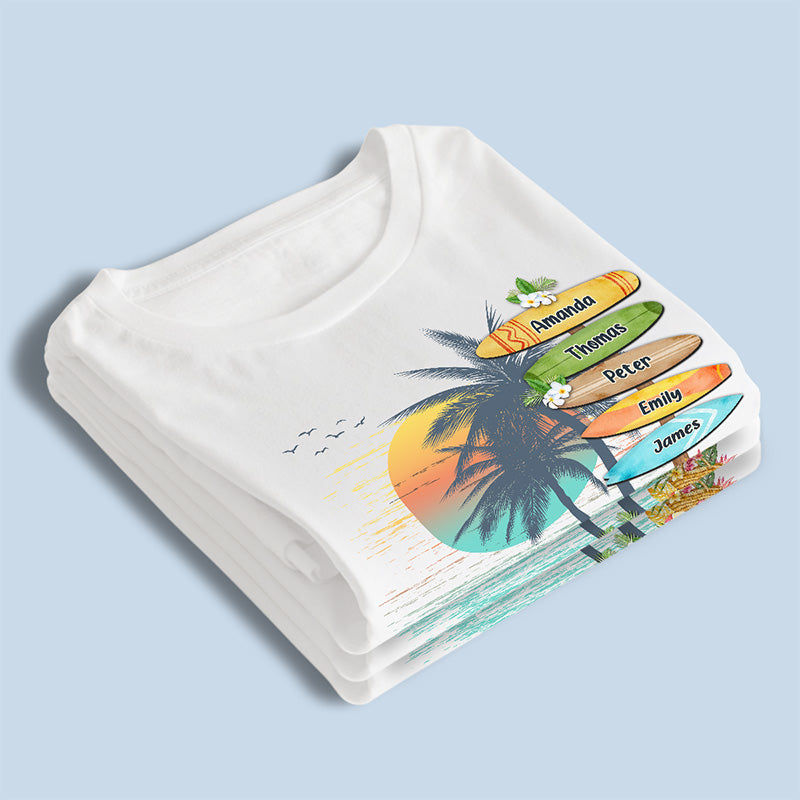 Grandma's Summer - Family Personalized Custom Unisex T-shirt, Hoodie, Sweatshirt - Birthday Gift For Mom, Grandma