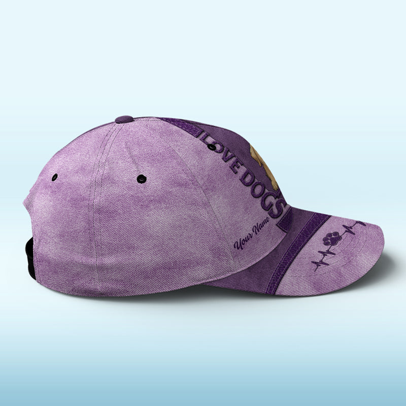 Life Is Better With Dogs Pink - Dog Personalized Custom Hat, All Over Print Classic Cap - New Arrival, Gift For Pet Owners, Pet Lovers