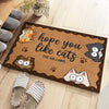 I Hope You Like Cat - Cat Personalized Custom Decorative Mat - Gift For Pet Owners, Pet Lovers