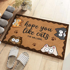 I Hope You Like Cat - Cat Personalized Custom Decorative Mat - Gift For Pet Owners, Pet Lovers