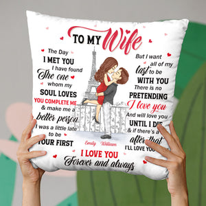 The One Whom My Soul Loves - Couple Personalized Custom Pillow - Gift For Husband Wife, Anniversary